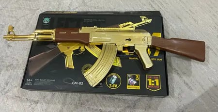رشاش خرز مائي AK47 مذهب أفضل رشاش اوربيز احترافي