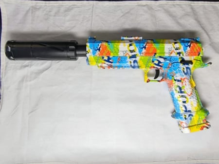 جلوك خرز صلب كهرباء ملون 6 مل قاتل الوزغ بدون كشاف