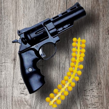 مسدس محاله خرز لين التعشيقه حديد(مقاس صغير 5مل