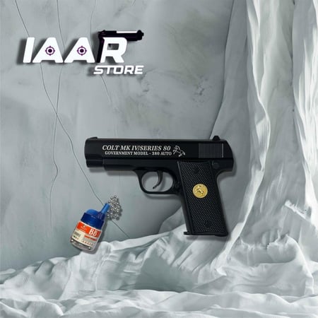 مسدس خرز 6 مل كولت 80 GOV حديد مقاس ربع(W16)