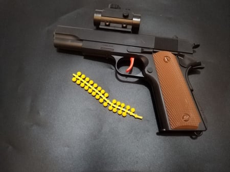 مسدس خرز جلوك كامل بلاستيك