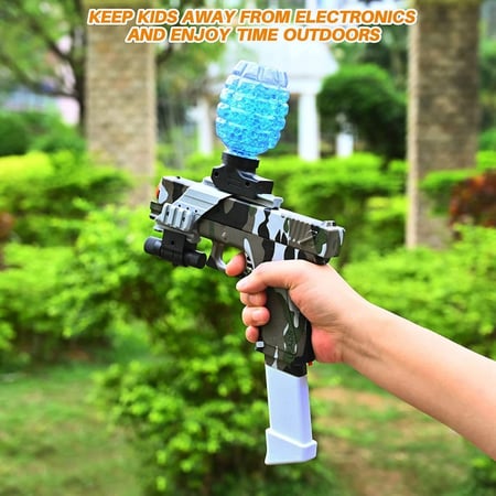 مسدس اوتماتيك جلوك خرز  مائي مع ليزر مع 2000 رصاصه