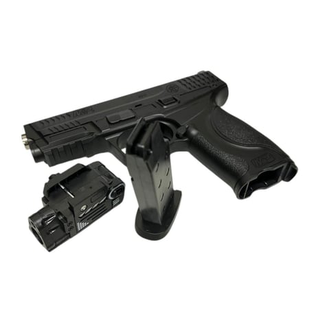 مسدس خرز MP9 مع كشاف وليزر اسود