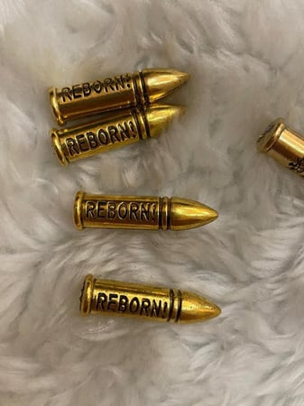 رصاص زينه للمحزم حديد ذهبي وزن ثقيل عدد 12 حبه