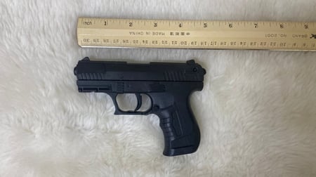 مسدس خرز ربع بلاستك مقوى مع ليزر