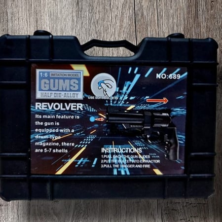 مسدس محاله خرز لين التعشيقه حديد(مقاس صغير 5مل