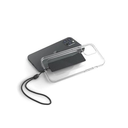 يونيك كفر شفاف مع مسكة للايفون 12/12 برو