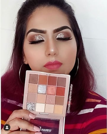 نيوفيو - ظلال العيون روز باليت