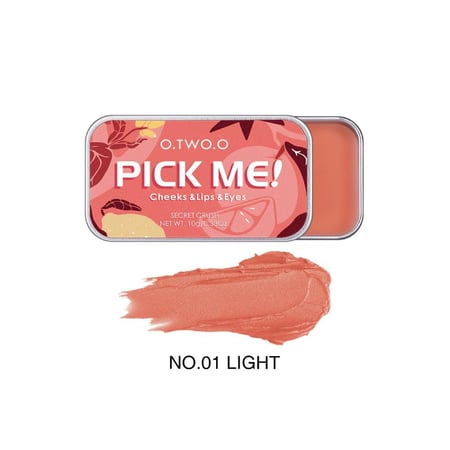 بلاشر كريمي للشفاه والخدود والعين رقم 01 لايت من او تو او 10جم