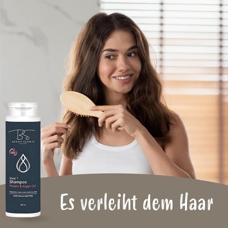 شامبو معالج للشعر بزيت الأرغان والبروتين من بيوتي سيكرت - 320 مل