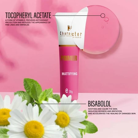 برايمر مطفي لتقليل لمعان البشرة من كاركتر - PMM001