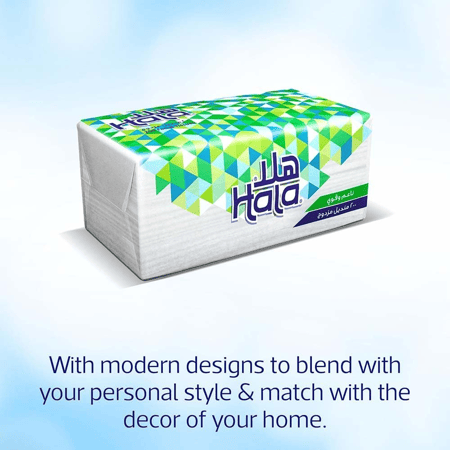 مناديل هلا 10 عبوات * 180 من HALA