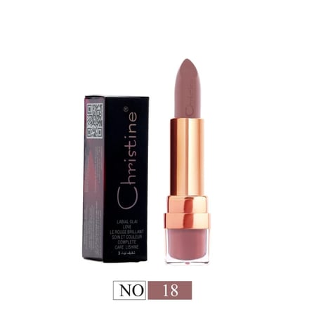 احمر الشفاه مطفي توت 3 رقم 18 من كرستين CH-020
