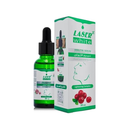 سيرم الأربوتين لتفتيح الوجه وشد المسام من ليزر وايت-30مل