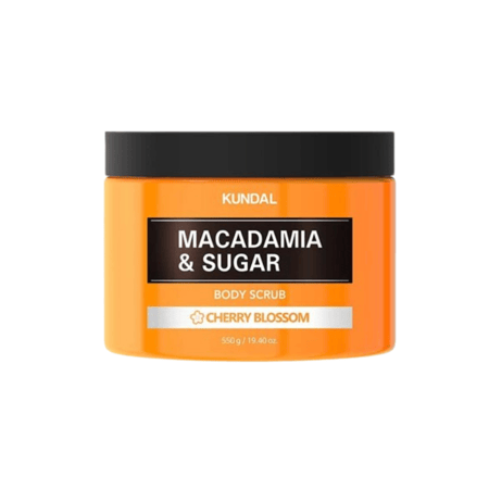 مقشر الجسم بالمكاديميا والسكر بزهرة الكرز من كوندال 550 جم