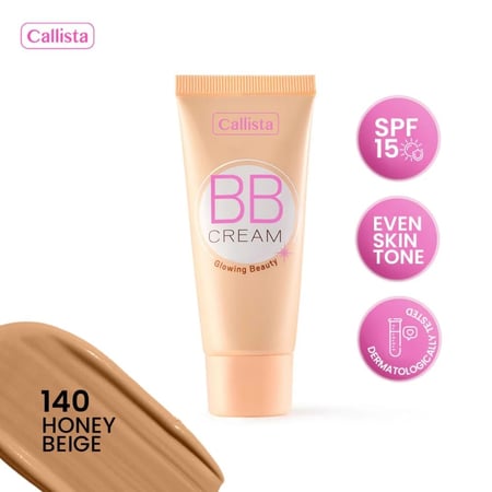 بي بي كريم أساس بعامل حماية SPF15 من كاليستا - 140 هوني بيج