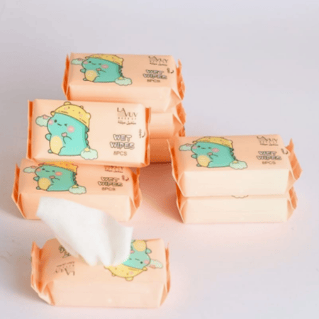 مناديل مبللة عبوات صغيرة من لافوف - 8 عبوات