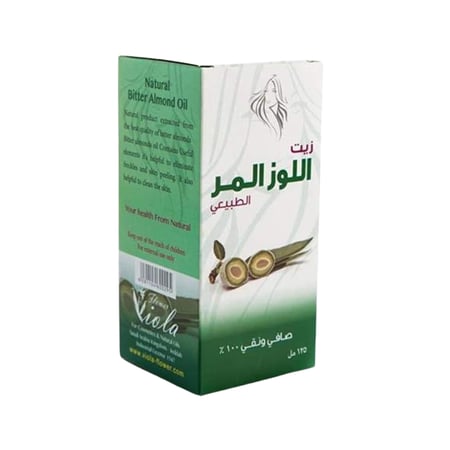 زيت اللوز المر الطبيعي من زهرة فيولا 125 مل