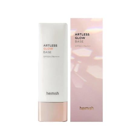 برايمر للوجه وواقي من الشمس مع توهج لؤلؤي ذهبي لامع من هيميش - 40 مل