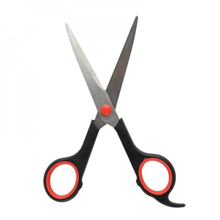 مقص شعر أسود/ فضي من ماكس إليجانس