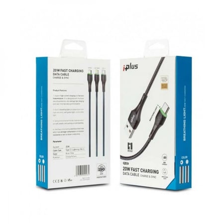 كيبل شاحن 1متر  IP-L124 من اى بلس