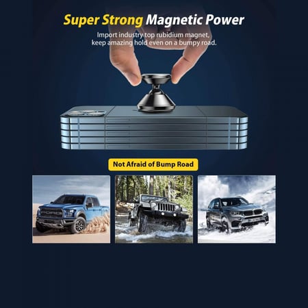 حامل هاتف مغناطيسي دوار 360 درجة