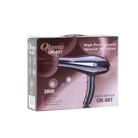 مجفف شعر هوائي 2400واط من اوكيما ok997