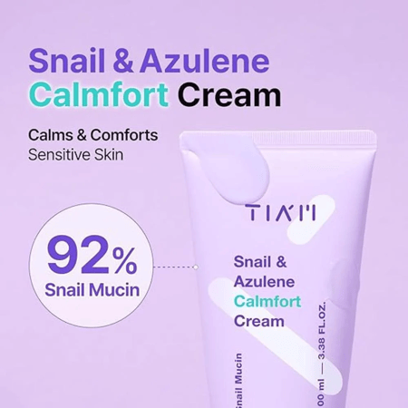 كريم وجه الحلزون 92% بالبابونج لتهدئة البشرة – 100مل