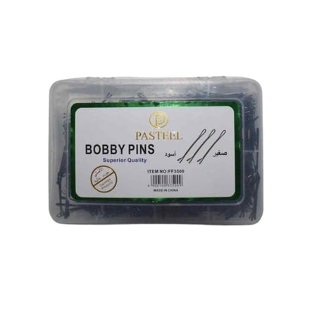 بنس شعر صغيرة باللون الأسود من باستيل