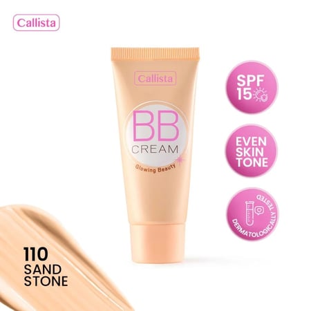 بي بي كريم أساس بعامل حماية SPF15 من كاليستا - 100 ناتشورال بيج