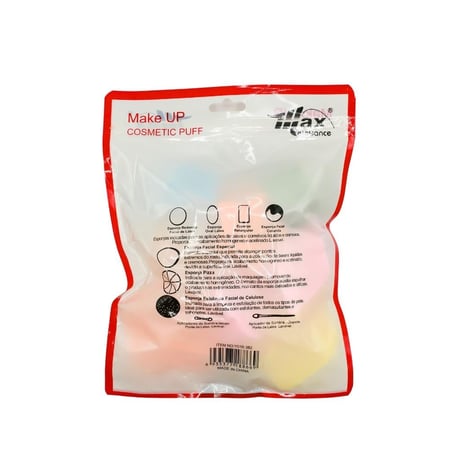 مجموعة اسفنج مكياج من ماكس اليجانس 18 حبة