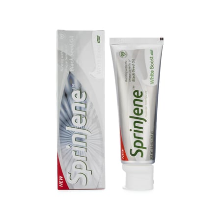 معجون للاسنان مبيض قوي بزيت حبة البركة من سبرينجين- 75جم