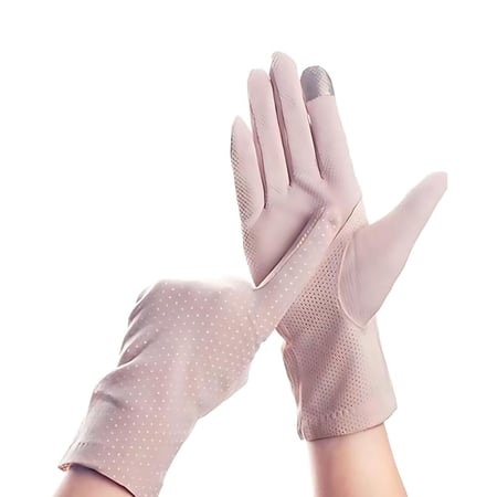 قفازات القيادة الواقية من الشمس للسيدات من اديوس لون عشوائي