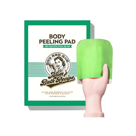 ليفة تقشير الجسم الكورية الأخضر من مومز باث ريسبي - 25 مل