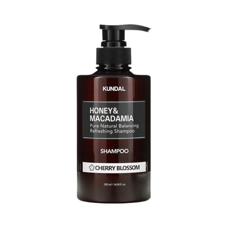 شامبو طبيعي بالعسل والمكاديميا و زهرة الكرز من كوندال 500 مل