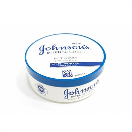 كريم المركز للوجه والجسم للبشرة الجافة إلى الجافة جدًا من جونسون 200 مل