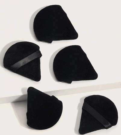 طقم إسفنجة مكياج باف سادة - 5 قطعة