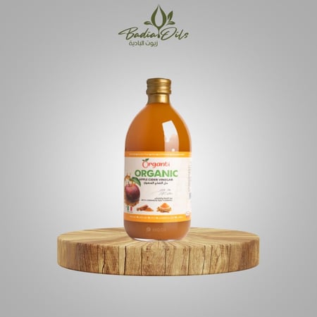 خل التفاح وكركم وقرفة عضوي - زيوت البادية