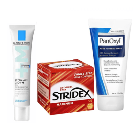 مجموعة البشرة المعرضة لحبوب الشباب