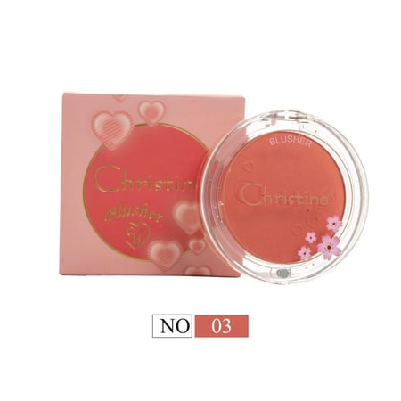 بلاشر احمر خدود من كرستين - 10 الوان