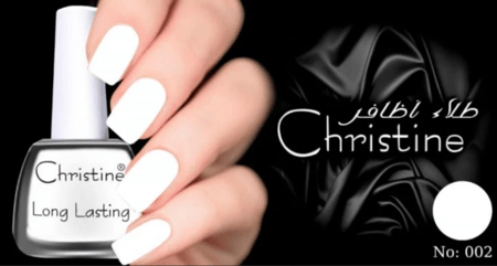 مناكير كرستين ابيض 02