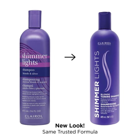 شامبو شيمر لايتس البنفسجي من كلايرول - 473 مل