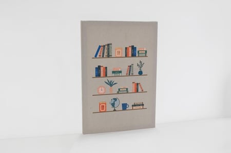 لوحة المكتبة