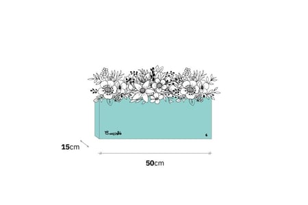 بوكس ورد فاصلة فرحتنا فرحتكم - احمر