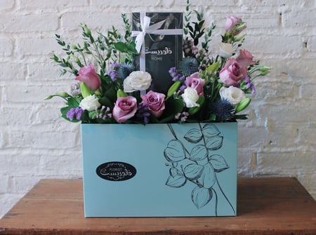 بوكس ورد فاصلة البنفسج