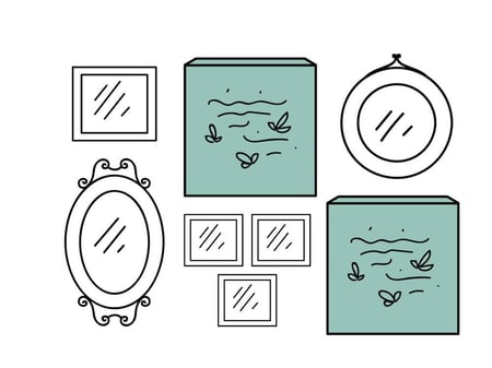 لوحة بيت من الحب والأحلام