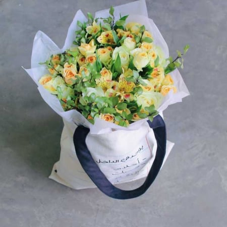 باقة ورد فاصلة الأحلام بالورد