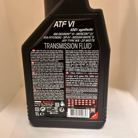 زيت قير موترول ATF VI 1 لتر للسيارات الأوتوماتيكية