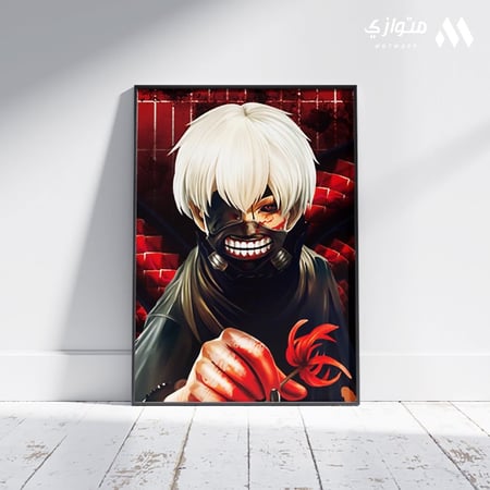 بوستر أنمي 3D متحرك - كانيكي من طوكيو غول