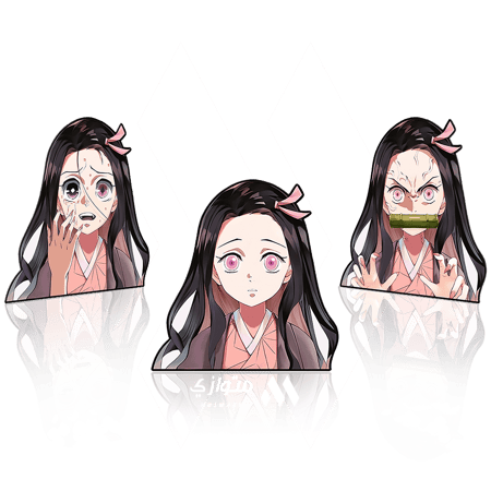 ستيكر 3D متحرك - نيزكو تشان من أنمي قاتل الشياطين